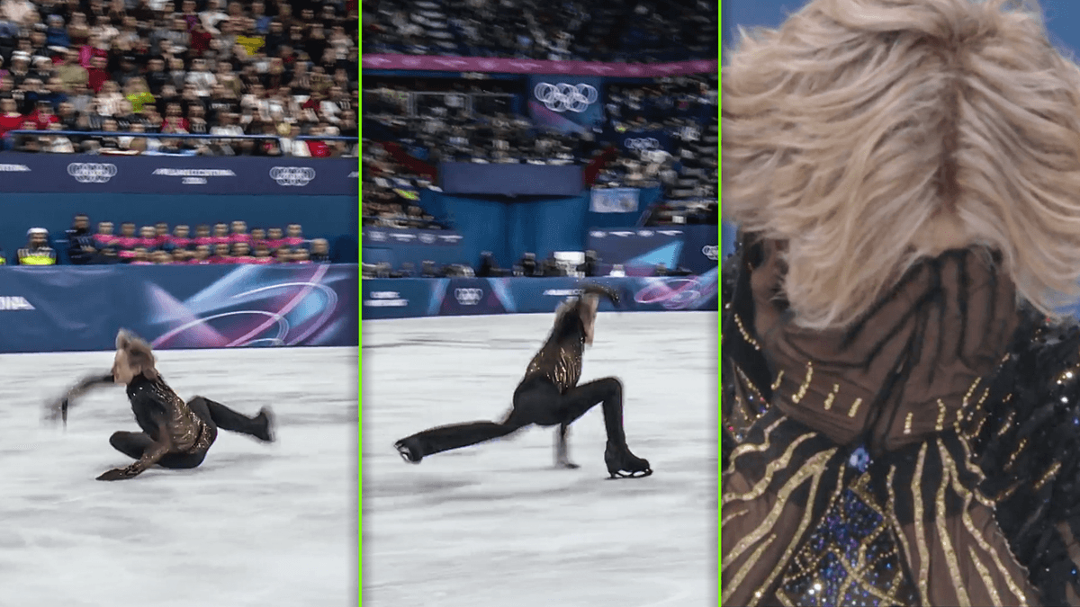 "Wat was dit allemaal?": topfavoriet 'Quad God' Malinin gaat helemaal ten onder na dubbele val in vrije kür