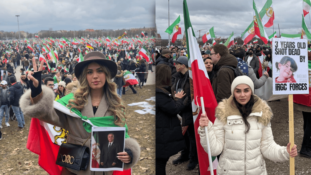 "Wij moeten hun stem zijn": Vlaamse Faniz (27) en Mitra (41) betogen samen met massa anderen tegen Iraanse regime