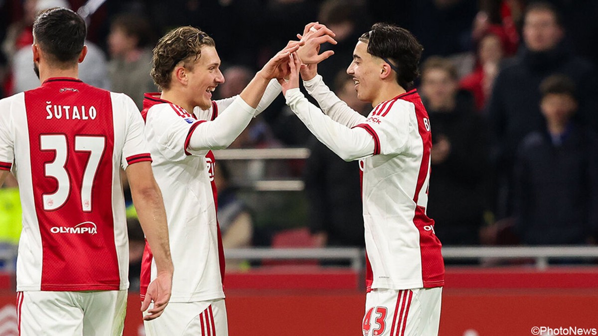 Droomavond voor de Ajax-Belgen: Mokio, Bounida en Godts scoren samen vier keer in vlotte zege tegen Sittard