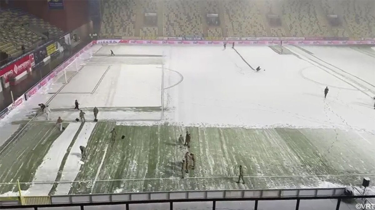 LIVE (19.15 uur): Ook sneeuwstress in STVV-Zulte Waregem, match komt voorlopig niet in het gedrang