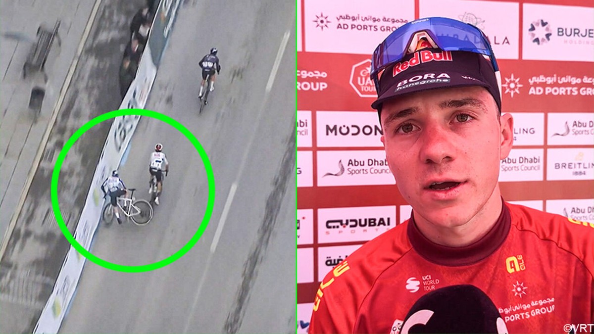 "Manier waarop was een beetje smerig": Remco Evenepoel hoopt dat Maxim Van Gils de Tour wel haalt, "maar dat wordt kort dag"
