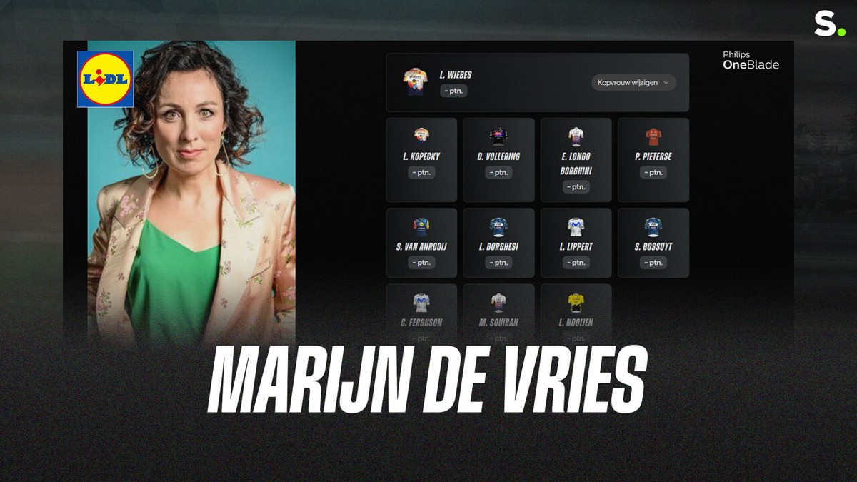 Met 5 no-brainers, een tip van Wiebes en een "sympathierenster": dit is de Wielermanager-ploeg van Marijn de Vries