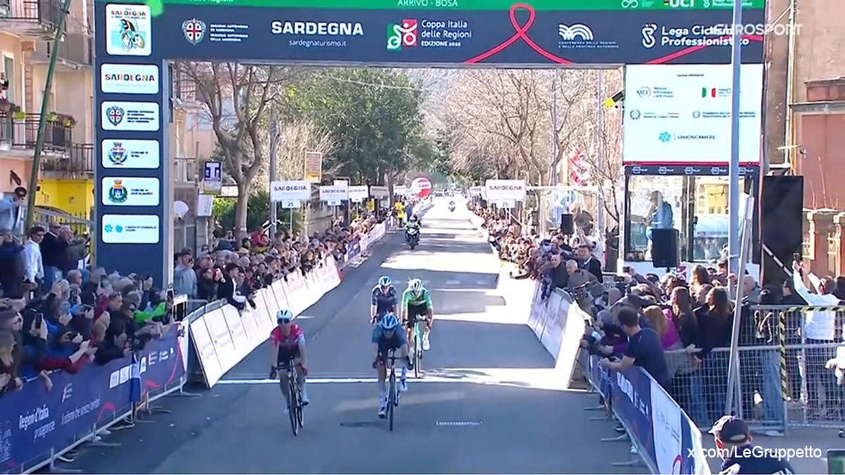 Tweede, vierde én zesde: Italiaan zet Soudal-Quick Step-renners in hun hemd in openingsrit Ronde van Sardinië