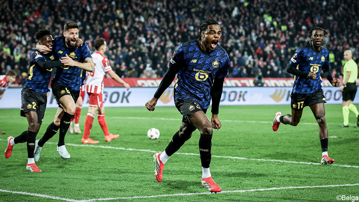 De held van Lille! Jonge Belg Ngoy beslist in verlengingen het duel tegen Rode Ster na ferme rush