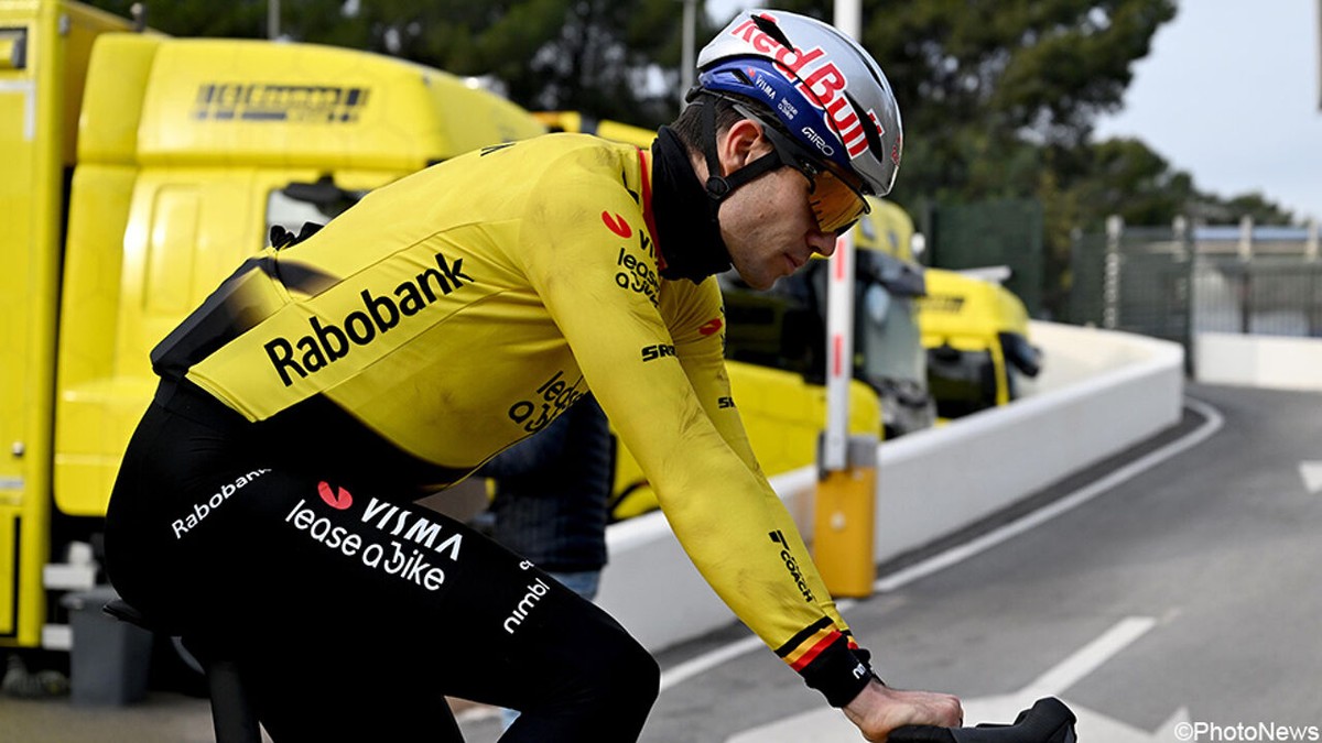 Visma-Lease a Bike over grieperige Wout van Aert: "Timing is slecht, maar dit is niet het einde van de wereld"