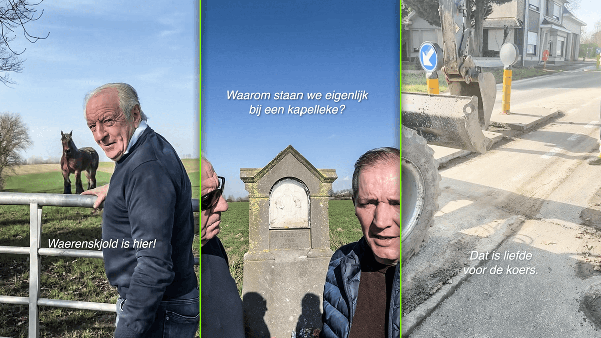 Sterke beer in de wei, wegenwerken en kaarsje voor Van Aert: Karl en José verkennen de Omloop