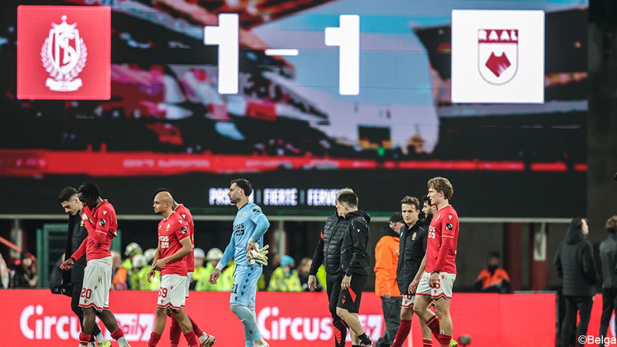 Standard kwam in slot nog met de schrik vrij: na zenuwachtig duel tegen La Louvière worden punten eerlijk gedeeld
