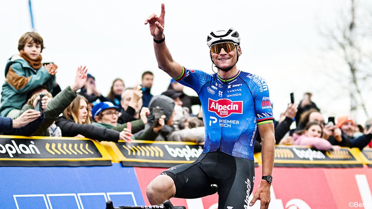 Mathieu van der Poel looft aanvalscompagnon en verontschuldigt zich na tovenarij: "Hoop dat ik hem geen pijn heb gedaan"