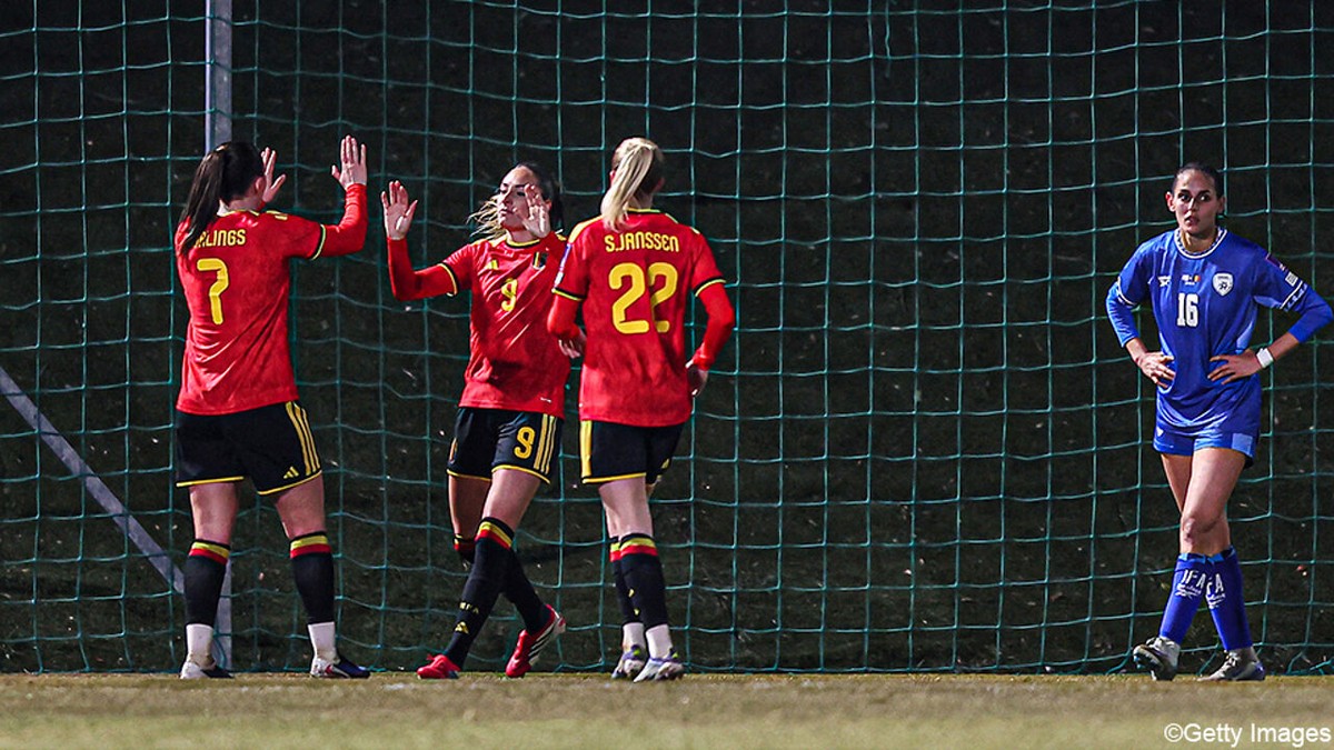 Vliegende start voor de Red Flames: Belgen openen WK-kwalificatiecampagne met dominante zege tegen Israël