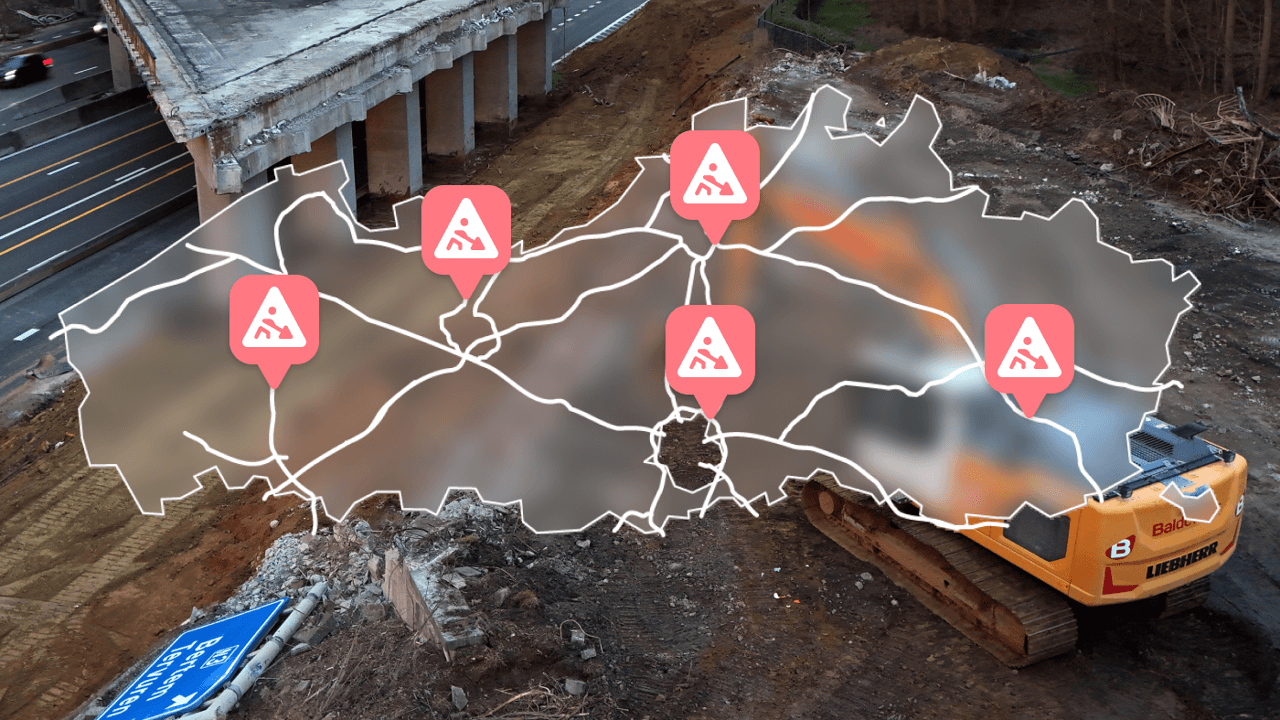 Dit jaar 45 grote werven langs Vlaamse snelwegen: ontdek hier waar gewerkt wordt en hoe groot de hinder zal zijn