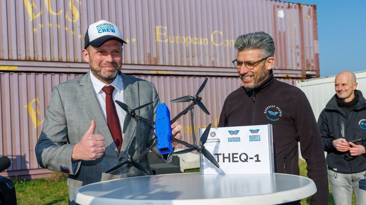 Defensie traint militairen voortaan met trainingsdrone van bedrijf uit Zeebrugge