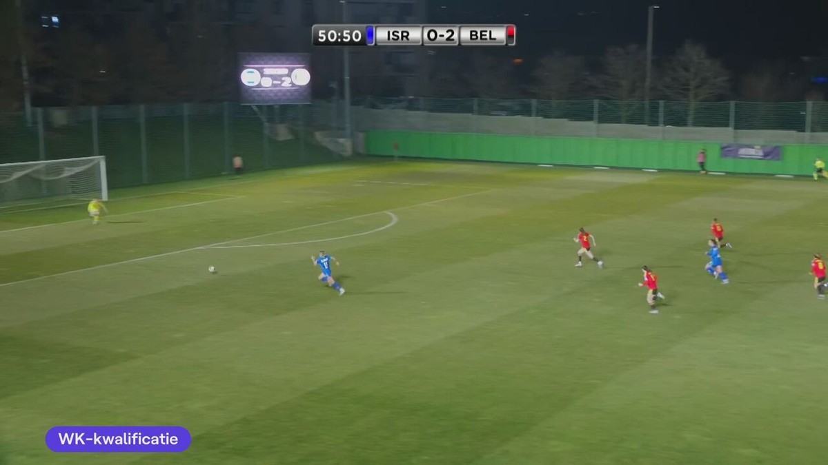 Red Flames starten WK-kwalificaties met ruime 0-3-zege tegen Israël