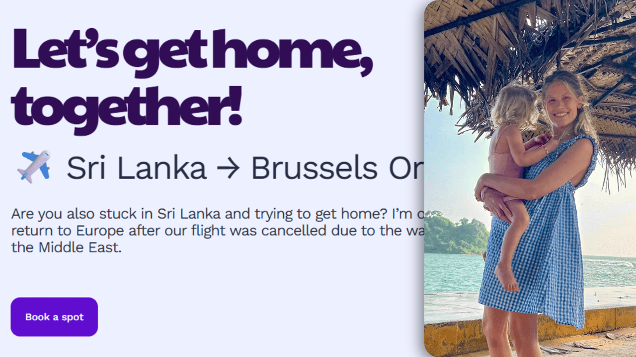 Gestrande Vlaamse moeder met baby en peuter op Sri Lanka zoekt 375.000 euro om zelf vlucht naar huis te regelen