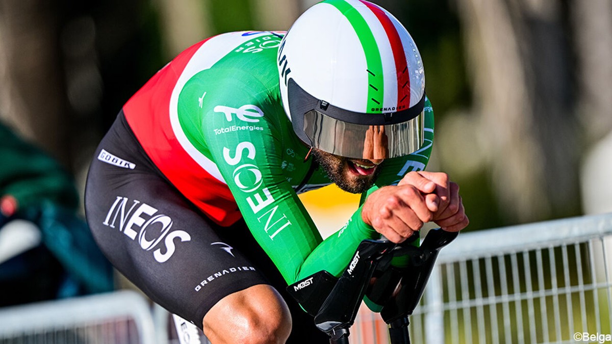 Filippo Ganna knalt met overmacht naar tijdritzege in Tirreno-Adriatico, snipperdag voor Van Aert en Van der Poel
