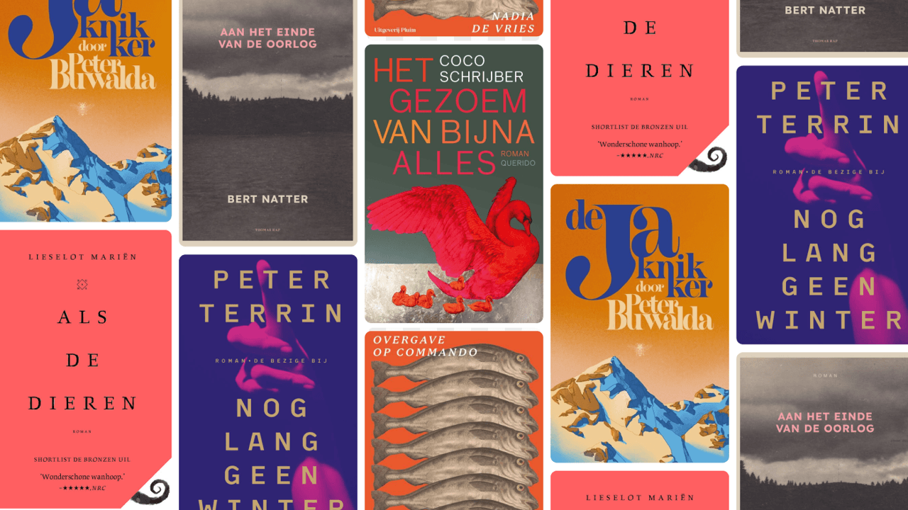 Lieselot Mariën en Peter Terrin genomineerd voor Libris Literatuurprijs