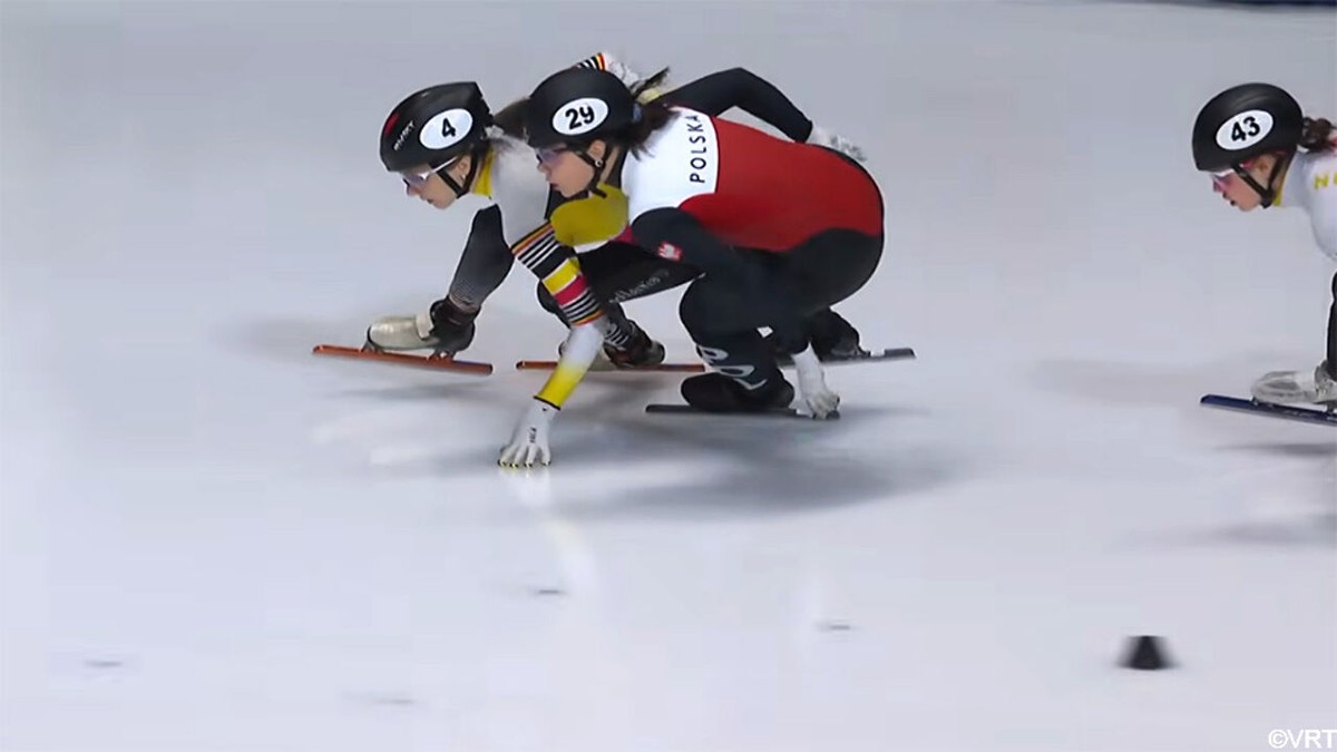 Nieuw fiasco voor Hanne Desmet: titelverdediger na licht contact gediskwalificeerd in reeksen van 1.000 meter op WK