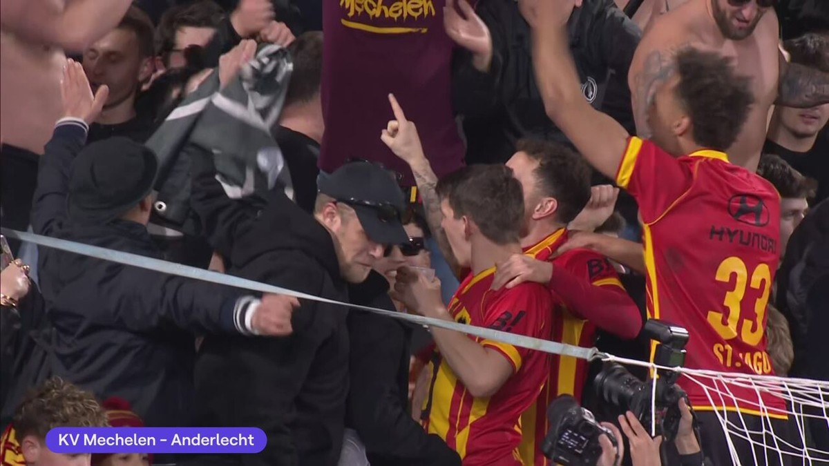 KV Mechelen boekt plaatsje in Champions' Play-offs na late zege tegen Anderlecht