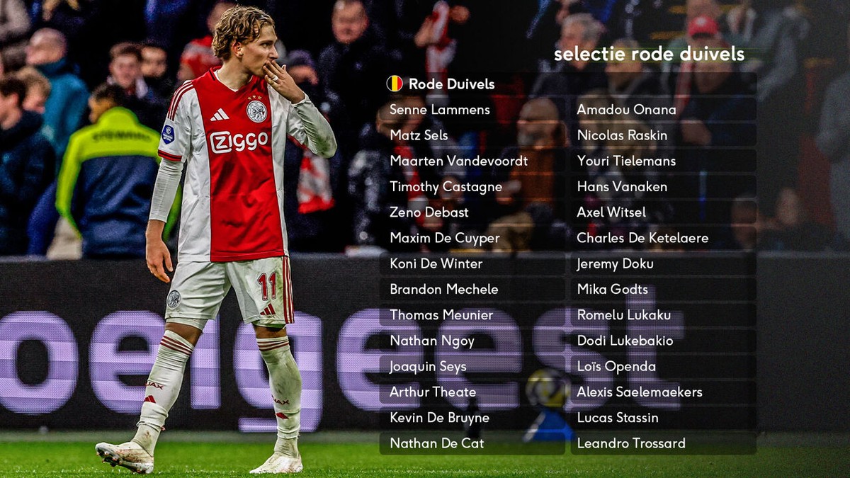 Bondscoach Rudi Garcia roept met De Cat, Godts en Stassin 3 nieuwe Rode Duivels op voor oefenstage