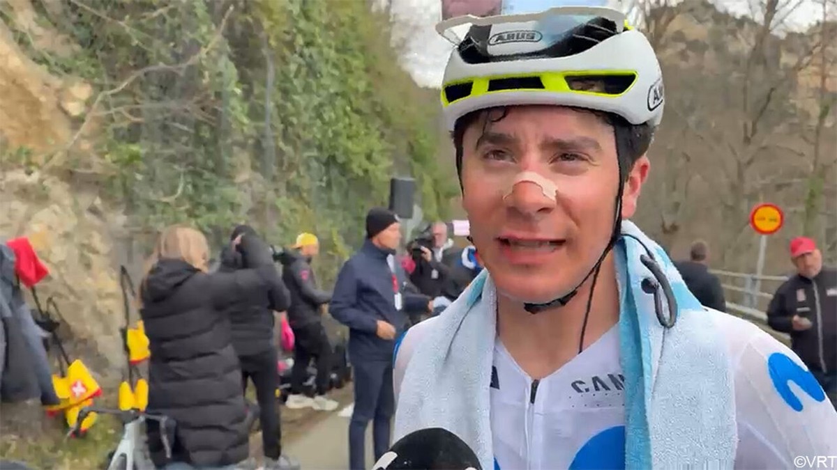 "Wou er zware dag van maken, maar niemand ging mee": ondanks mislukte aanval stijgt Cian Uijtdebroeks naar 8e plaats