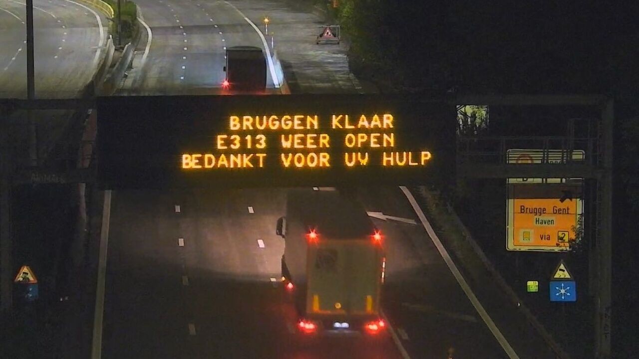 E313-afsluiting verliep verrassend vlot: hoe communicatie, timing en samenwerking een verkeersinfarct voorkwamen