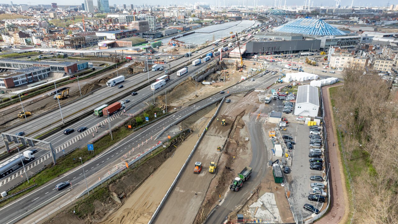 Afrit Deurne op de Antwerpse ring richting Nederland dit weekend volledig afgesloten