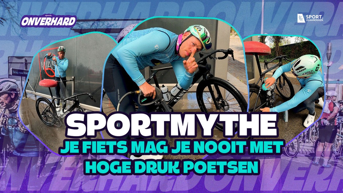Paul Herygers nuanceert mythe dat je fiets nooit met hogedrukreiniger mag poetsen: "Je moet strelen"