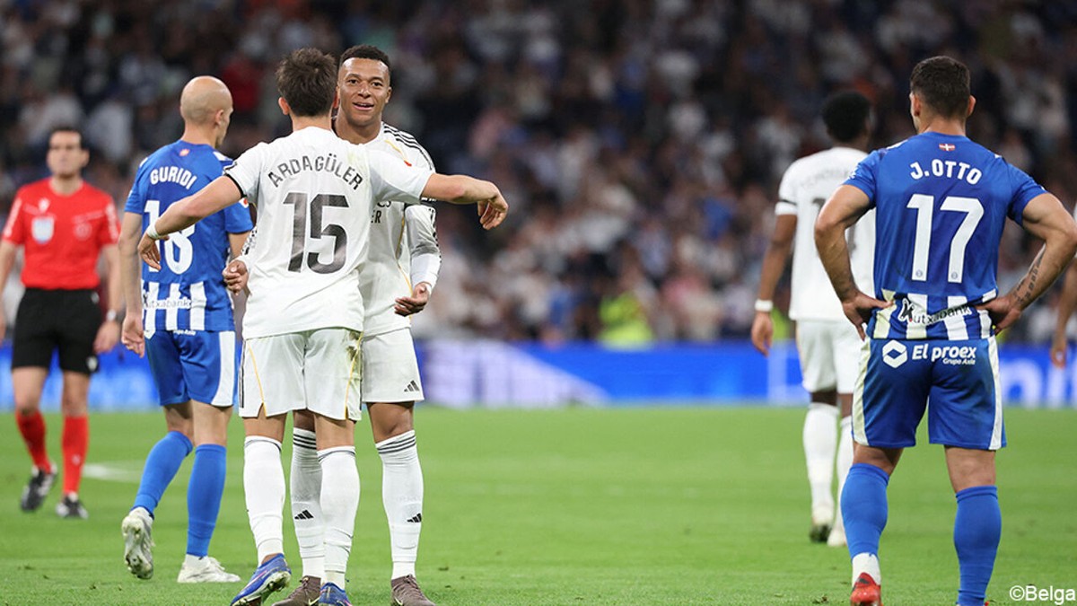 Real Madrid houdt de druk op de Catalaanse ketel, Mbappé en Vinicius zijn op de afspraak