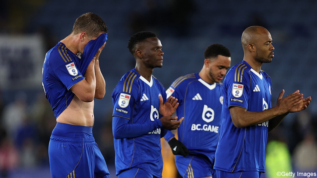 Degradatie na degradatie: ex-kampioen Leicester City zakt in 2 jaar tijd naar het 3e niveau