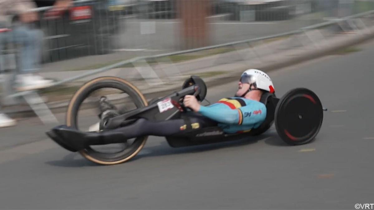 Een gouden opener in Gistel: Marvin Odent knalt naar goud in tijdrit in Wereldbeker G-wielrennen