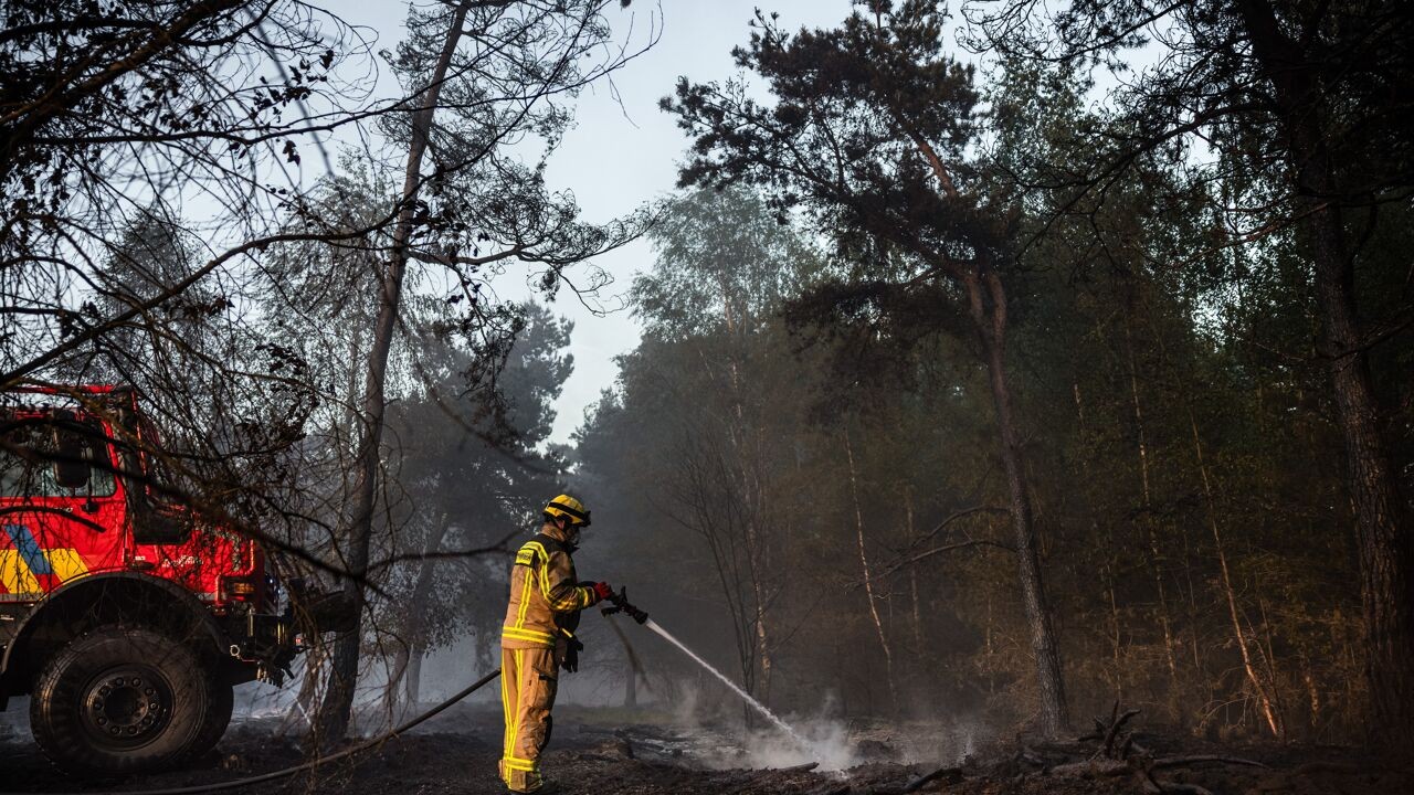 Nederland vraagt Europese hulp bij brandbestrijding, natuurbrand vlak bij Belgische grens intussen onder controle