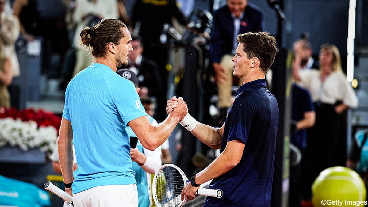 Alexander Blockx is uitgestunt in Madrid, solide Zverev geeft geen krimp in halve finales