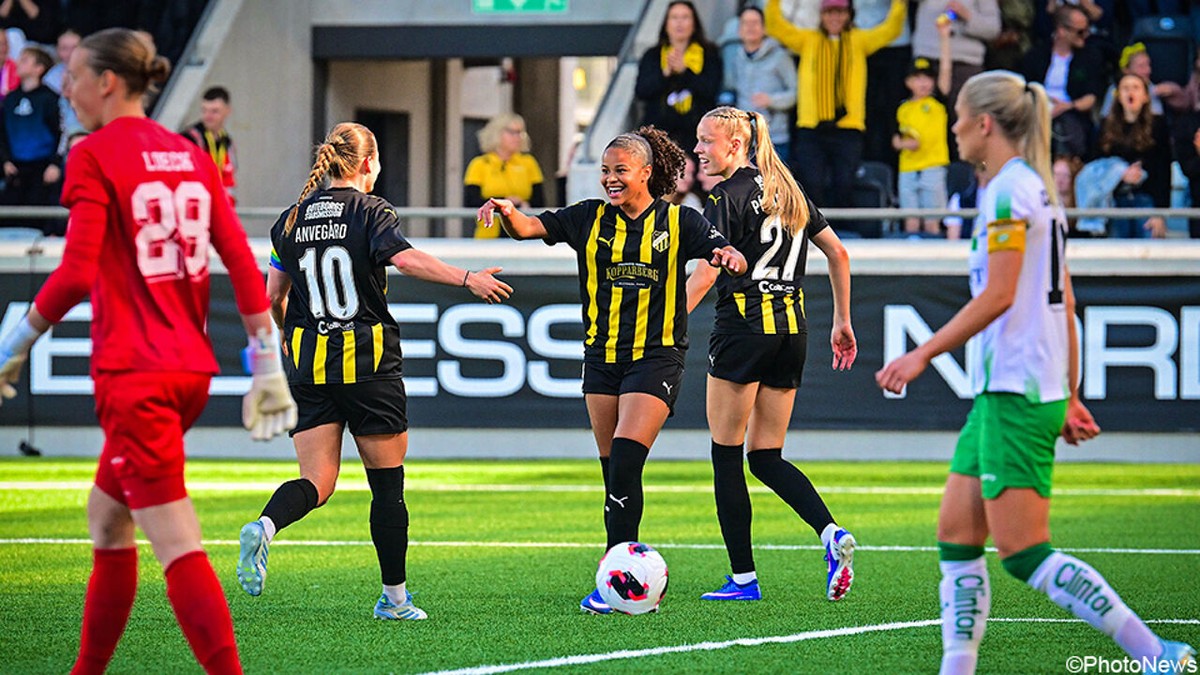 Met hattrick van 19-jarig toptalent: Häcken wint eerste Europa Cup bij de vrouwen na Zweeds onderonsje