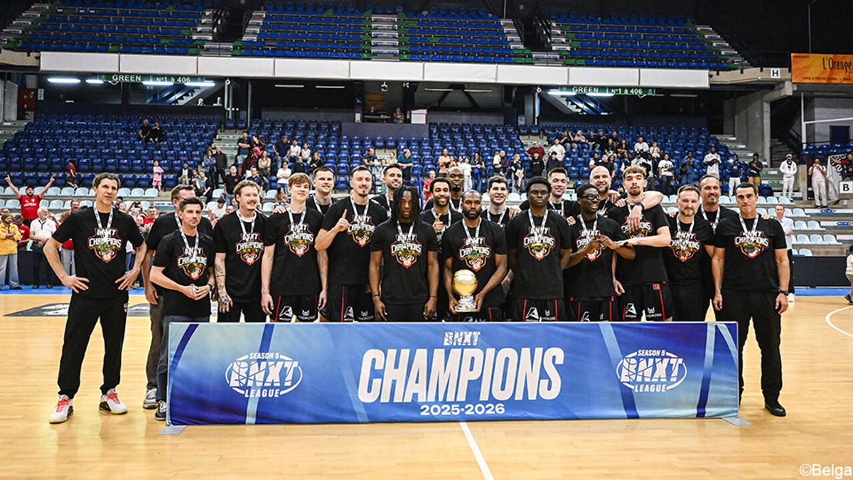 De tweede prijs van het seizoen: Antwerp Giants pakken na de Beker van België voor het eerst de BNXT-titel