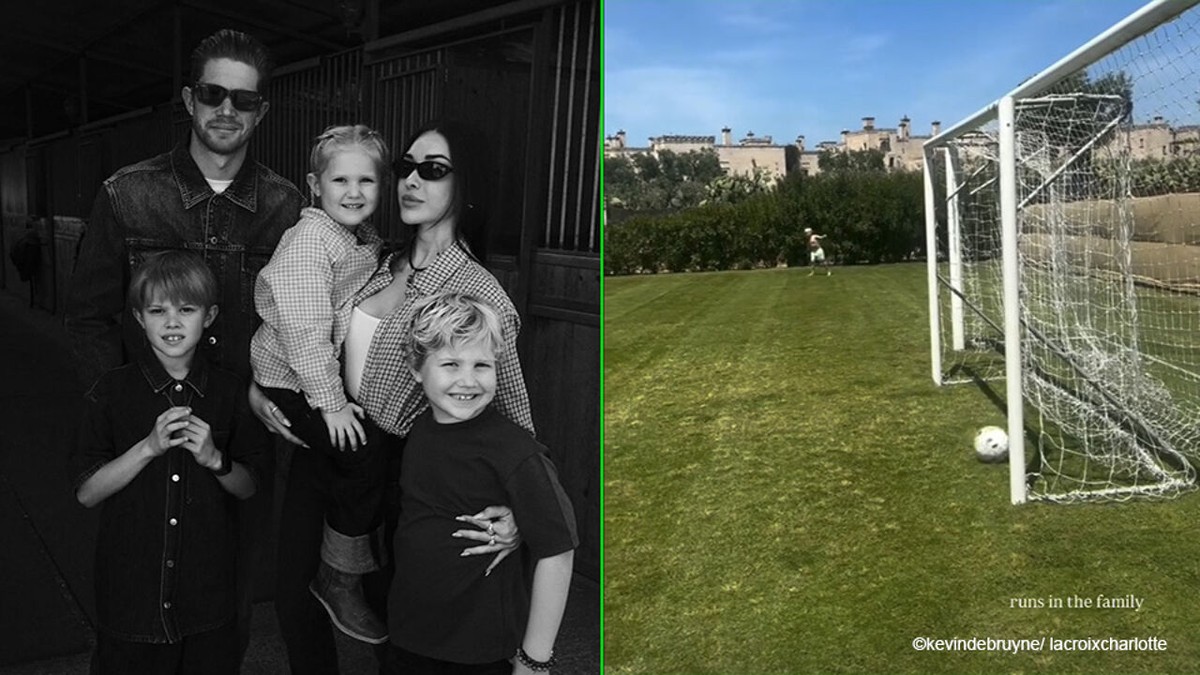 "Het zit in de familie": 10-jarig zoontje van Kevin De Bruyne krult vrije trappen heerlijk binnen