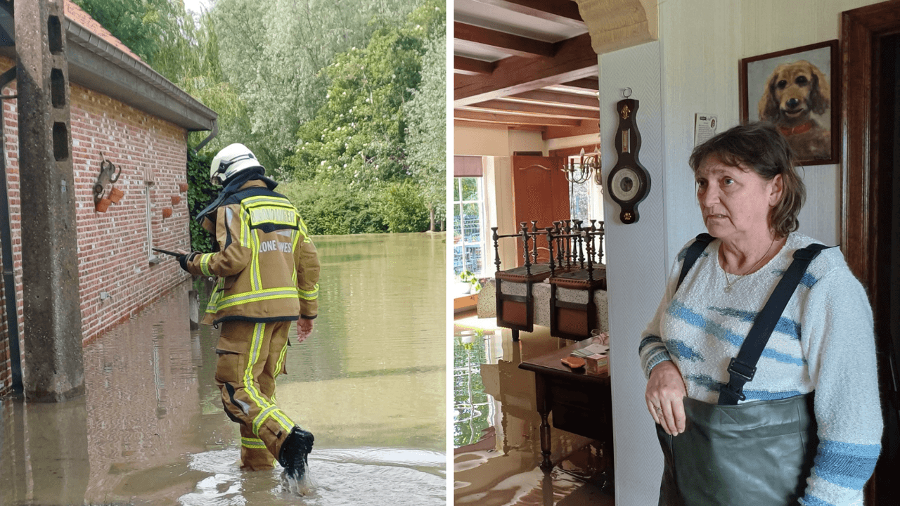 Lek in waterbassin bij groentebedrijf in Ardooie: 70 miljoen liter spoelt weg en stroomt richting huizen