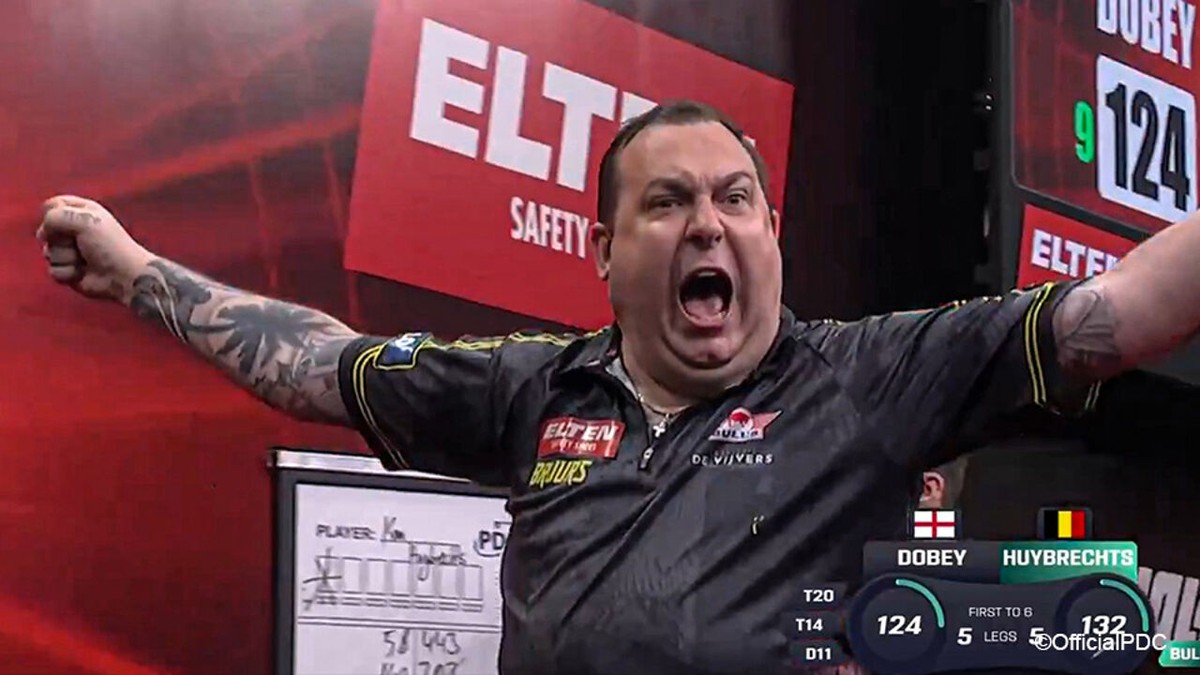 Kim Huybrechts pakt uit met "wonderdart" voor spectaculaire check-out van 132 en de zege