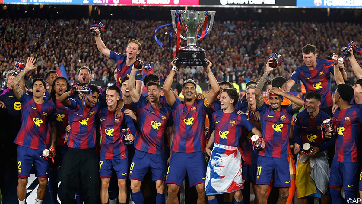 Het perfecte titelfeest: Barcelona overklast Real met vroege flitsen en kroont zich uitgerekend in Clasico tot kampioen