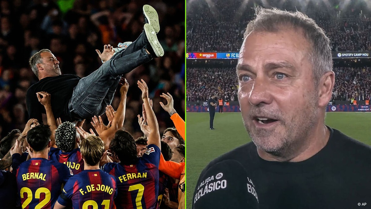 "Ik ga deze dag nooit vergeten": emotionele Hansi Flick blikt terug op bewogen aanloop naar Clasico na overlijden vader