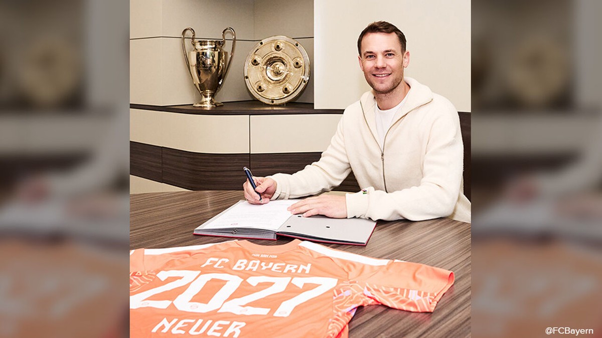 Nog een jaartje bij: Manuel Neuer (40) verlengt bij Bayern München, met een speciale vermelding voor Kompany