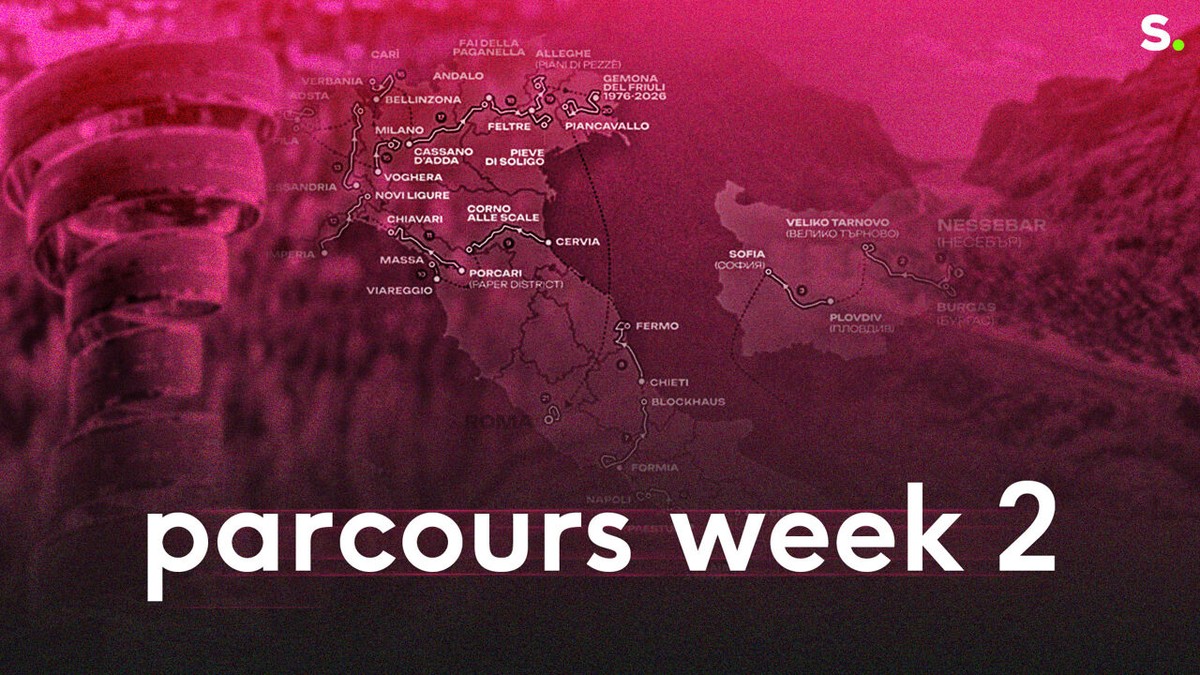 Het parcours van week 2 in de Giro: kansen voor de vluchters, lange tijdrit en eerste klimexamen in de Alpen