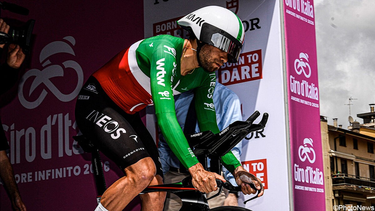 Filippo Ganna kan een eerste vet vinkje zetten: "Nu begint er een andere Giro voor Filippo"