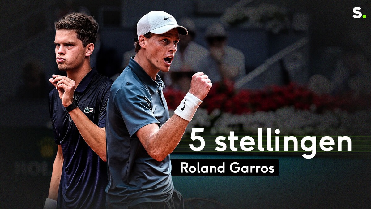 "De grootste valkuil voor Sinner wordt de warmte": 5 stellingen voor de start van Roland Garros