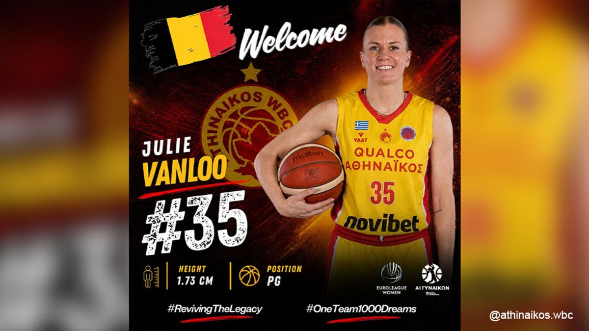 Ook goed nieuws voor Julie Vanloo: Belgian Cat trekt volgend Europees seizoen naar Griekse topclub Athinaikos