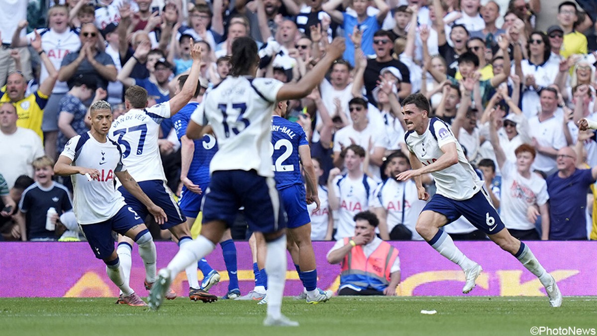 Tottenham ontsnapt aan rampscenario: Spurs winnen zuinig van Everton en verlengen verblijf in Premier League