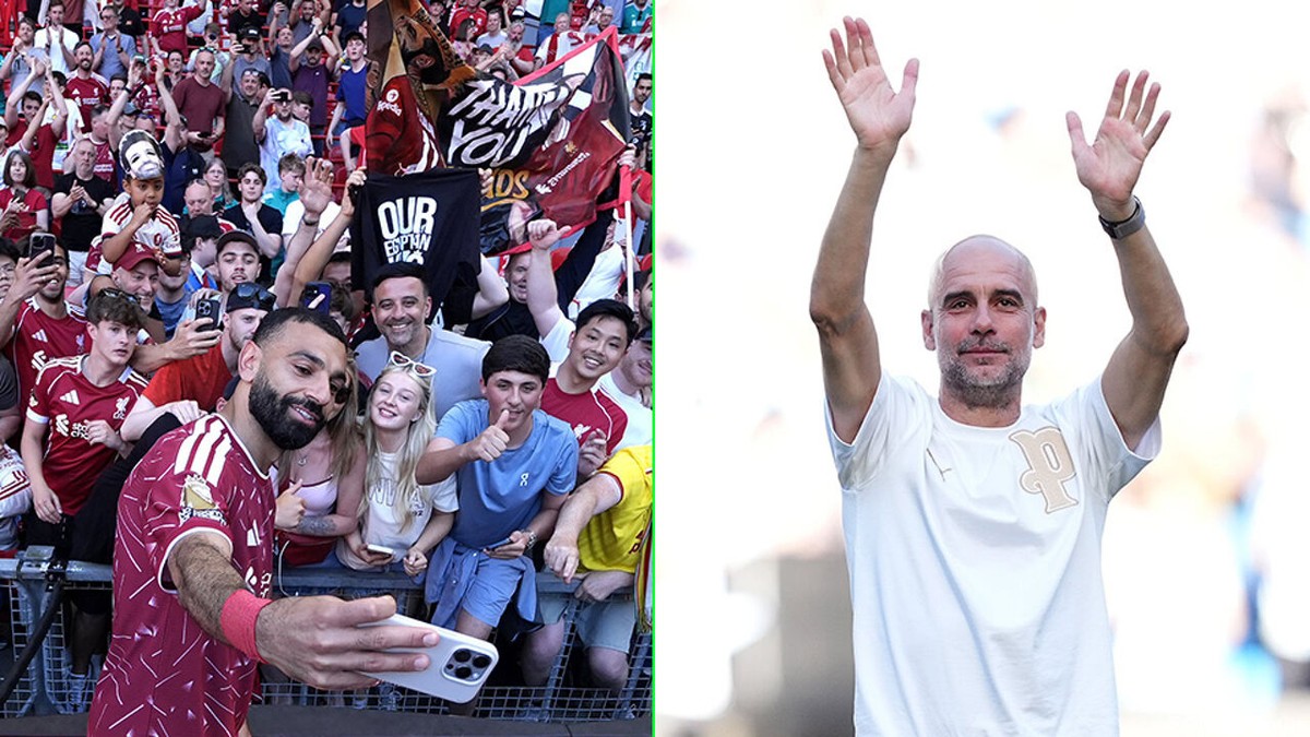 Nog een laatste staande ovatie: Pep Guardiola krijgt pakkend afscheid, ook heel wat tranen bij Mo Salah en Bernardo Silva