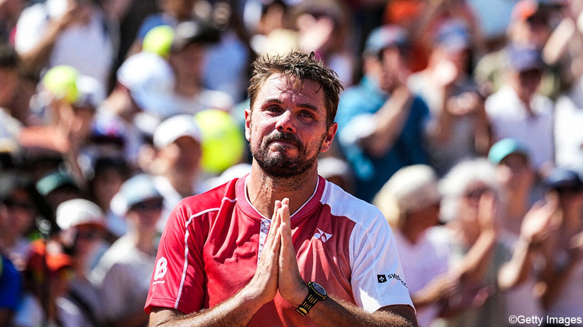 Nog een laatste eenhandige backhand: Parijs zwaait oud-winnaar Stan Wawrinka uit