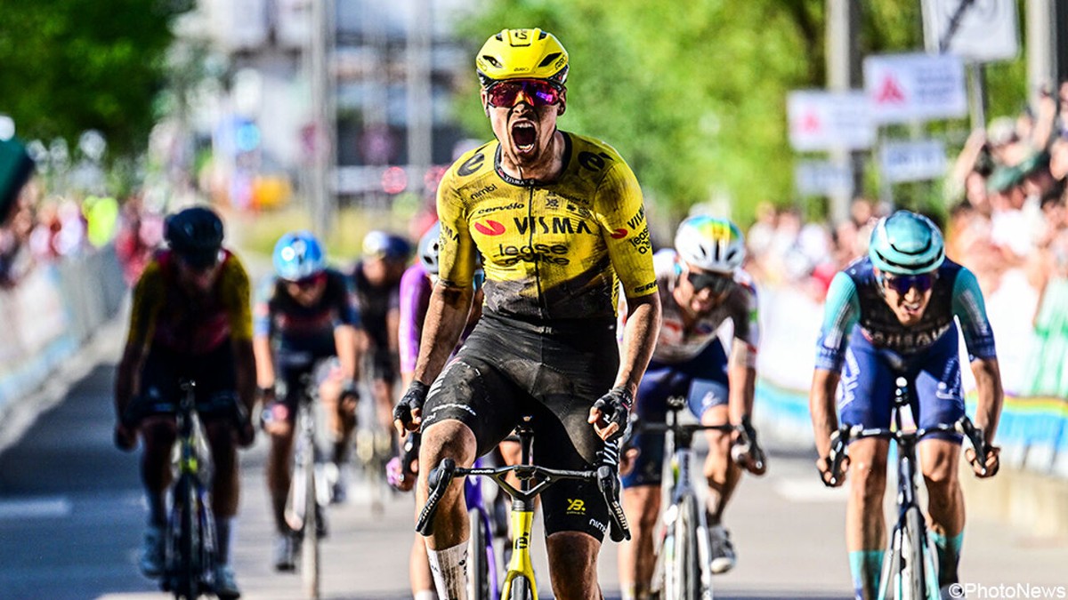 Visma-Lease a Bike ook in België aan het feest: aanvaller Per Strand Hagenes wint de Antwerp Port Epic vanuit sterke kopgroep