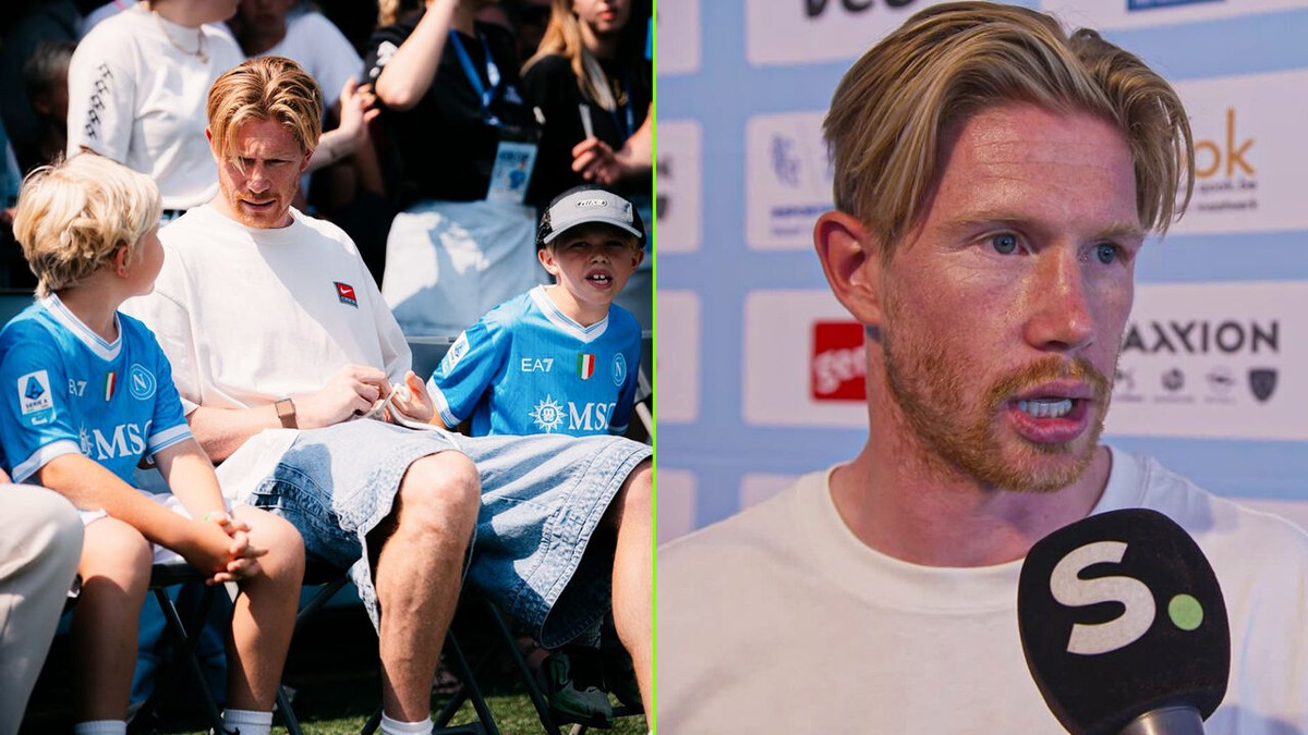 Kevin De Bruyne bezoekt samen met zoontjes zijn KDB Cup en toont zich klaar voor WK: "Ik voel me top"
