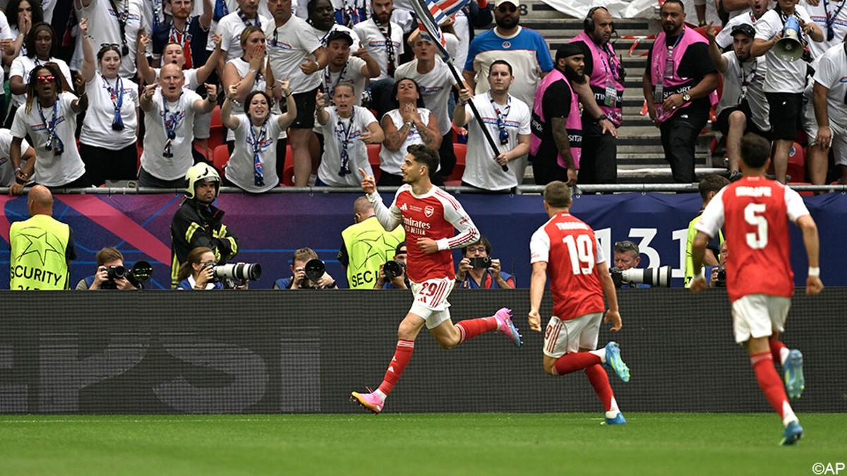 LIVE - Arsenal houdt na droomstart voorlopig vlot stand tegen PSG in Champions League-finale