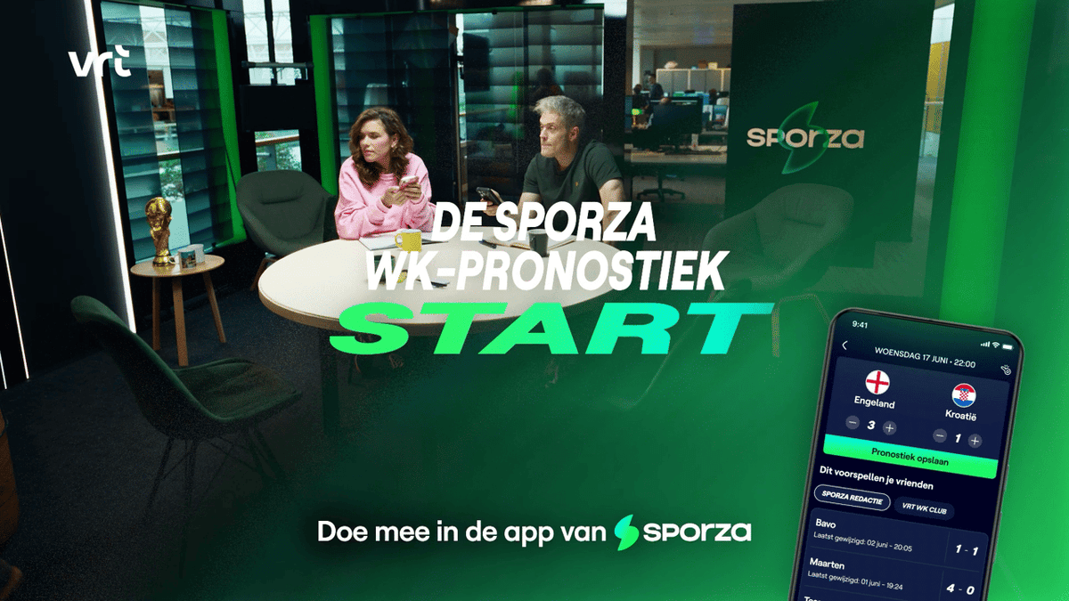 Speel mee met de WK-pronostiek van Sporza (mét nieuwigheidje) en daag je vrienden, familie en collega's uit